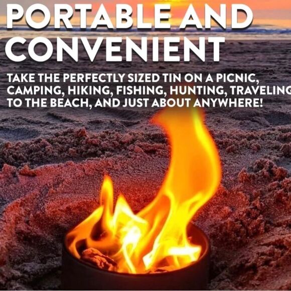 City Bonfire (Portable Fire Pit) candles NWOT - Picture 5 of 12